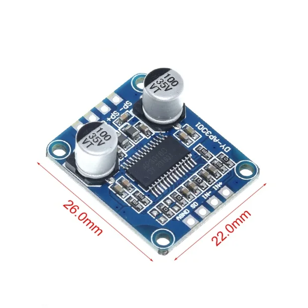 10W/20W/30W High Power Amplifier Module Class D Digital Amplifier Board DC12V-24V DY-AP3001