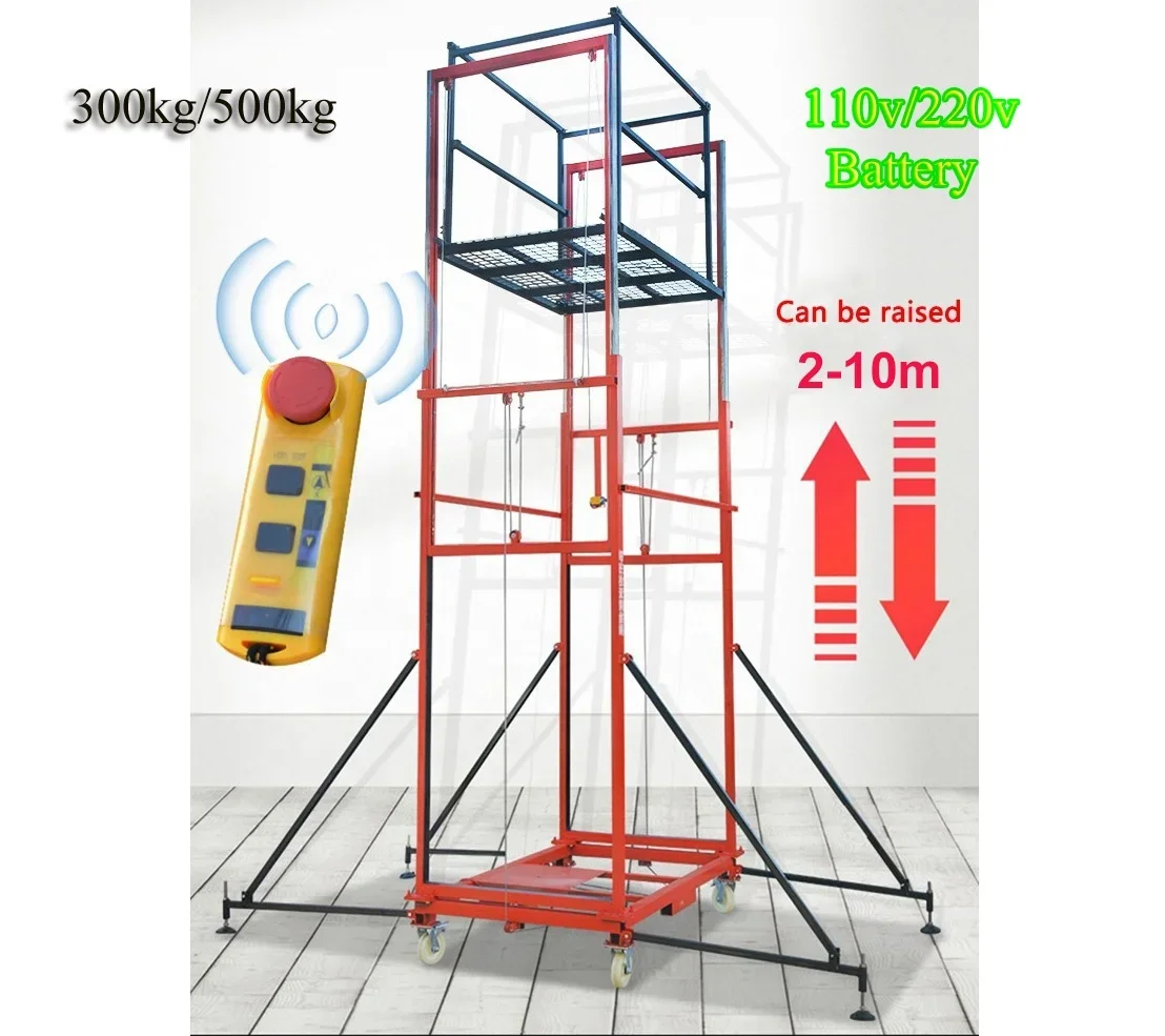 Do 500kg 6m teleskopowy składany elektryczny rusztowanie przenośny bezpieczny konfigurowalny mobilny hydrauliczny rusztowo nożycowe