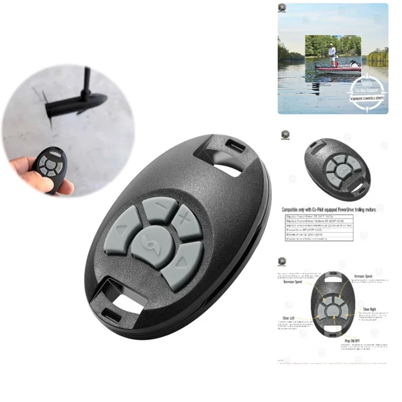Replaces 2774023 and 2994020 for Steering and Speed Control, 1866120 Co-Pilot Remote for Minn Kota PowerDrive Trolling Motors