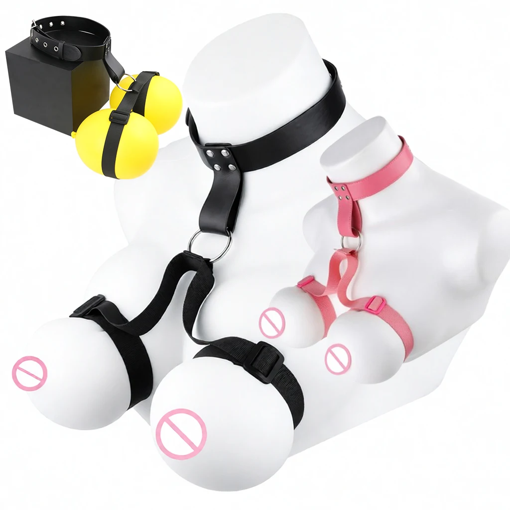LICKER Chest Harness Belt PU Leather And Webbing Bra Erotic Corset Breast Pleasure Chest Binder Breast Bondage Female Sex Toys