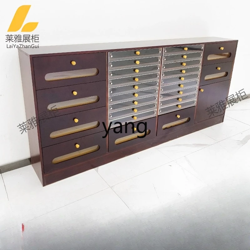 lmm Solid Wood Nail Cabinet Nail Polish Display Storage Cabinet Gel Storage Cabinet