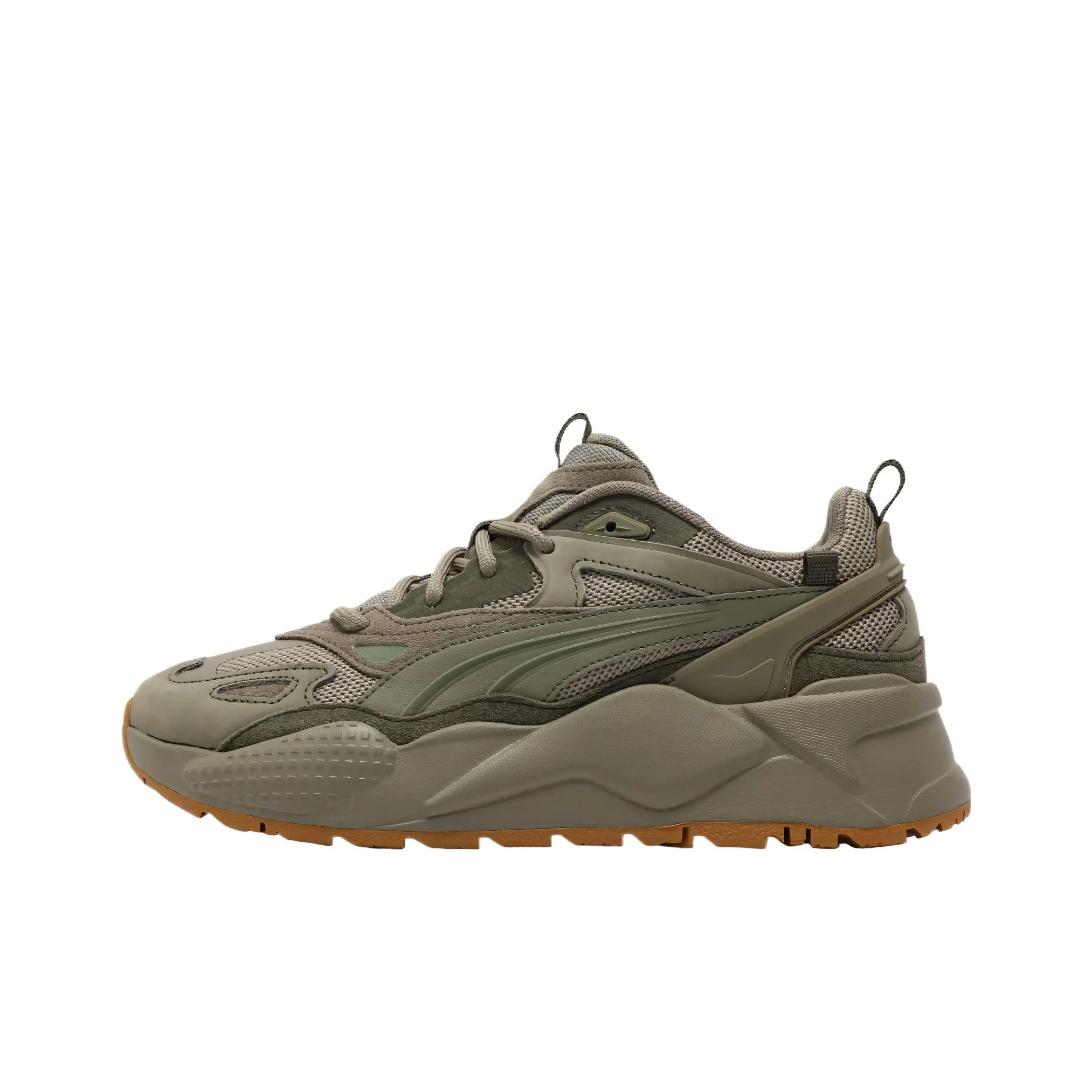 PUMA Wear resistant And Lightweight Low top Casual Shoes Unisex Green 390776-58