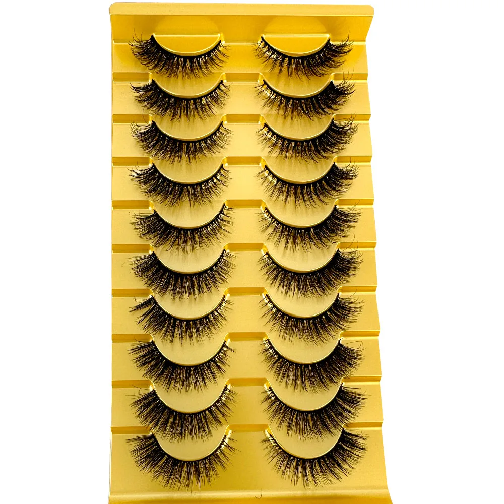 38 Stile 10 Paar Natürliche Lange 3D Nerz Falsche Wimpern Make-up-Set Nerz-Wimpernverlängerung Kurze Wimpern – Detail 26