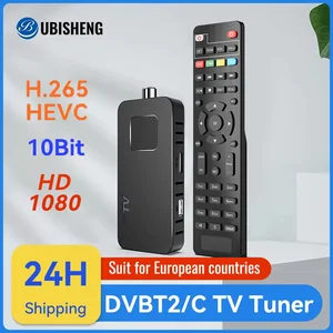 Untuk Eropa Dekoder TV DVB-T2&C H. 265 Dolby HD 1080P Penyetel TV Mini HEVC 10Bit U8mini Penerima Terestrial Digital Mendukung WiFi 8 tv android penjualan terbaik isdb t - №