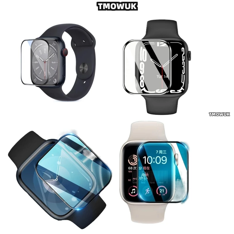 

For Apple Watch 1 2 3 4 5 6 7 8 9 10 SE 38 41 45 44 42 49 MM, Matte Finish Protector, Comfortable Viewing.