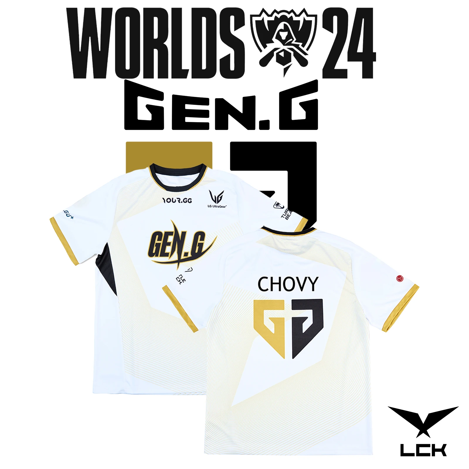 2024 New Gen G E-sports Club Global Finals Limited Jersey League Of Legends Fans Support Team Uniform Canyon Fan Men's T Shirt