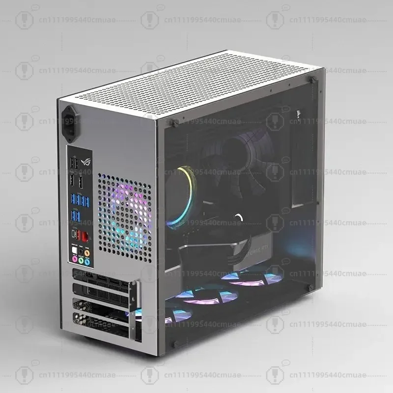 ATX power supply 240 water cooling 120 water cooling, aluminum alloy side through the chassis