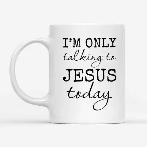 All I Need Is A Little Bit of Coffee Coffee Mug Christian Creative Cup Cute Mugs Gift Mug Tea Coffee Ceramic Cups Gifts Tea Cup