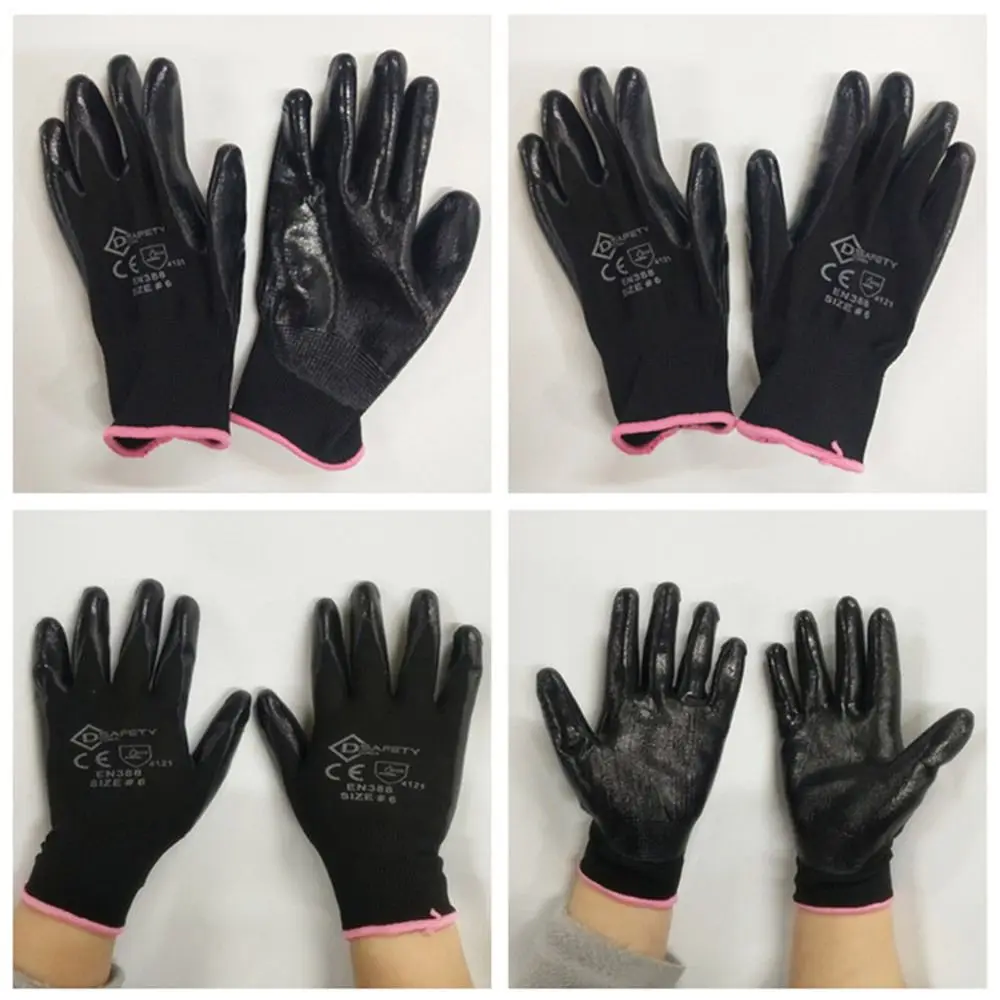 Black Anti Cutting Gloves Safety Kids Adult Protective Mittens Anti Bite Anti Prickling Gardening Glove 3~15 Year Old/Adult