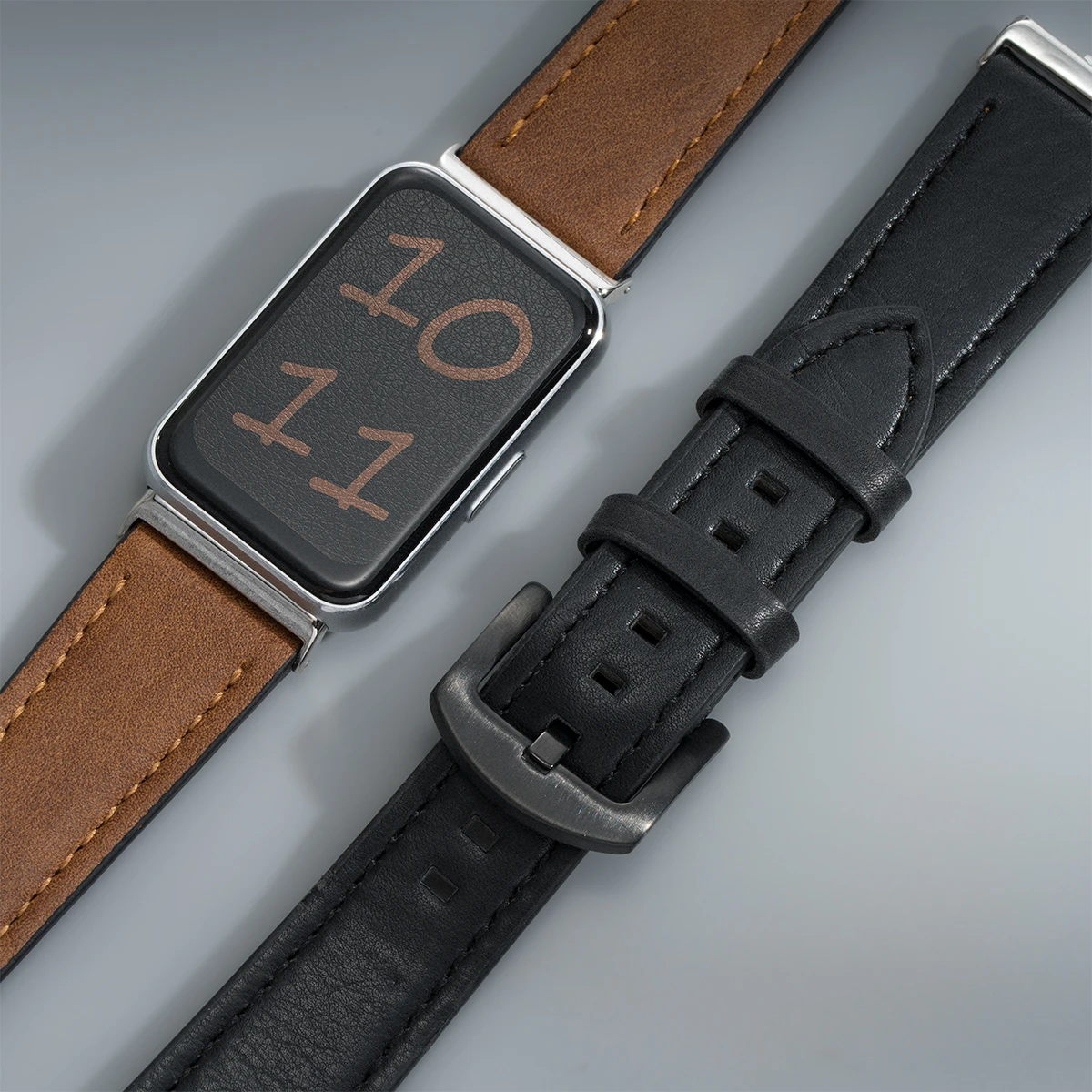 Lederarmband für Samsung Galaxy Fit 3 Sportuhr, Zubehör, Ersatzgurt, Armband für Galaxy Fit 3, Correa – Detail 7