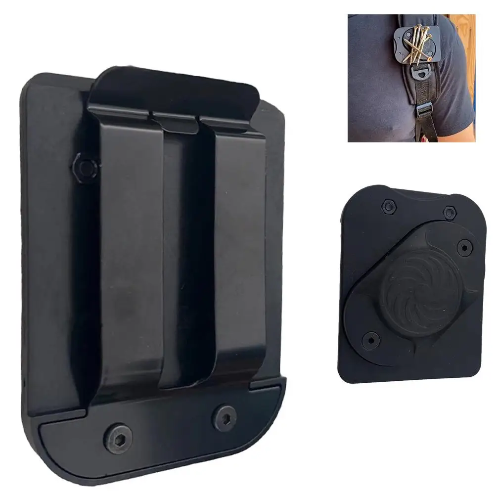 حامل الأدوات المغناطيسية المعدنية المغناطيسي حزام كليب الحافظة للبراغي والأظافر قوية كليب في حزام المغناطيس حامل H6L0