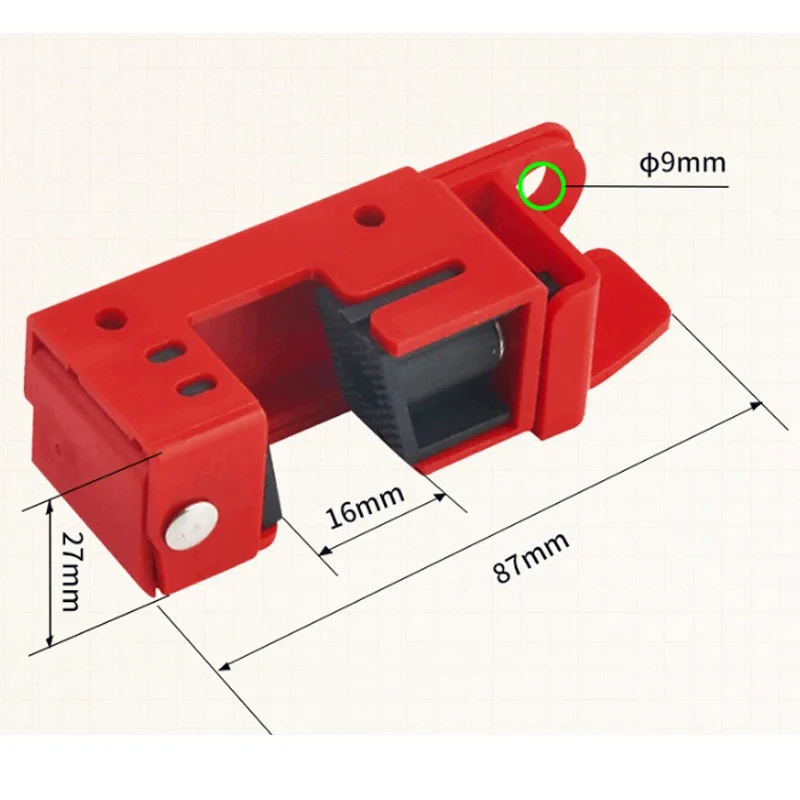 Keyu Small and Medium Molded Case Circuit Breaker Lock Single and Double Direction Locking MCB Stop Master 491BMCN