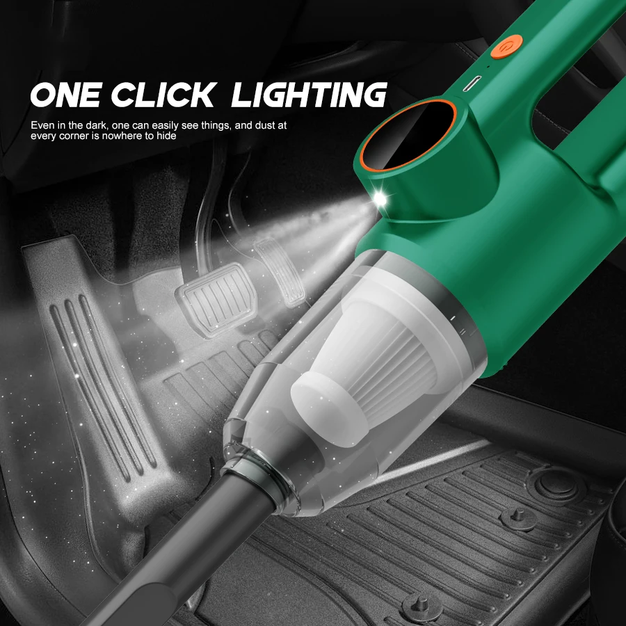 New Car Vacuum Cleaner Portable Super Powerful Small Handheld Wireless Strong Suction Electric Vacuum Dust Collector