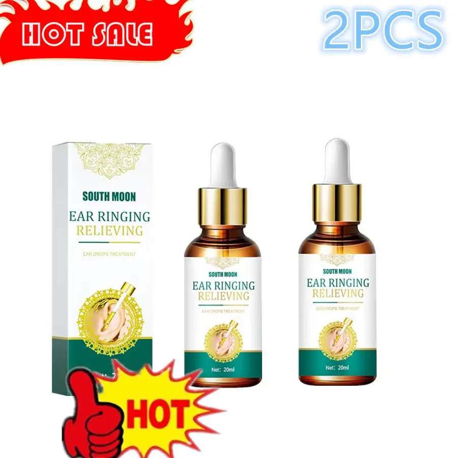 

2PCS Ear Ringing Relieving Drops Treatment Tinnitus Relief Drops For Hard Of Hearing Tinnitus Symptoms Earache Relief Healthcare