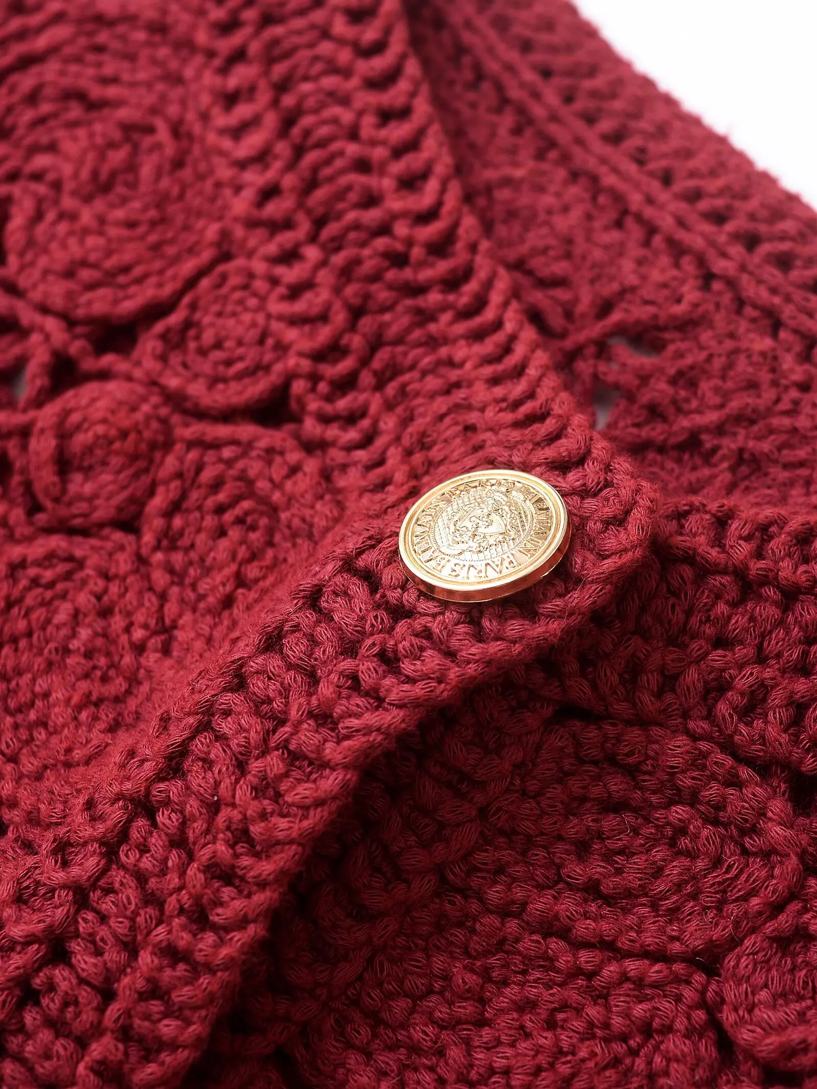 YY2677 25 Spring New Product Women's Knot Knitted Long Sleeve Round Neck Fashion Design Knitted Coat 1957001