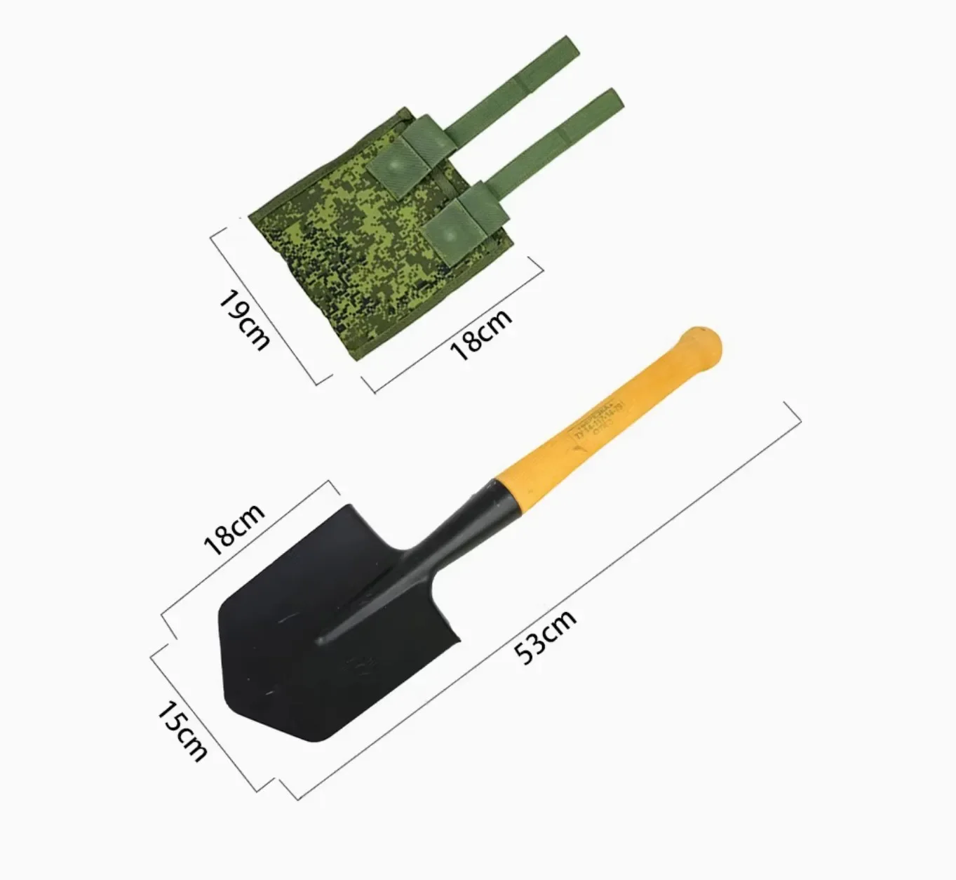 Engineering Shovel Gardening Outdoor Camping Shovel Russian Army 6e5/6sh117 Shovel Cover