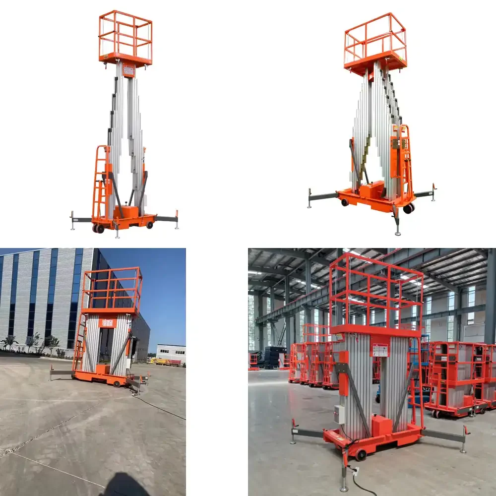 

Hot Sale Electric Aluminum Alloy Lift Platform 4m-18m Lifting Height with 300KG Load Capacity for Heavy Tasks