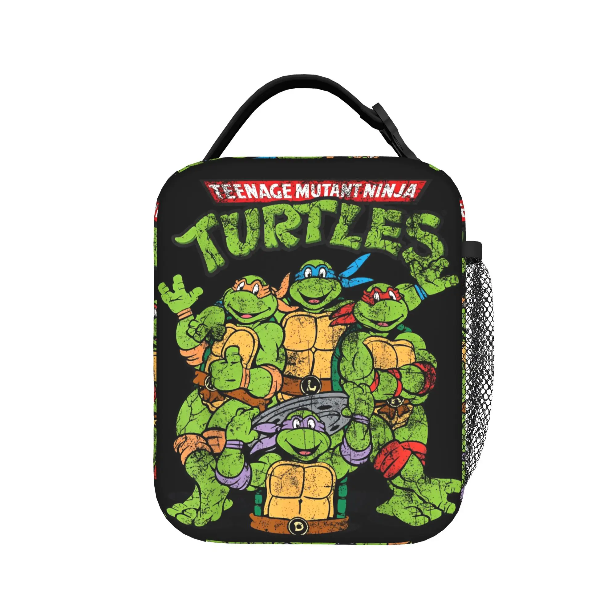 Bolsas térmicas para el almuerzo con diseño de dibujos animados de TMNT, bolsa térmica reutilizable, contenedor para el almuerzo, bolsa para el almuerzo de las tortugas ninja, bolsa Bento para la playa
