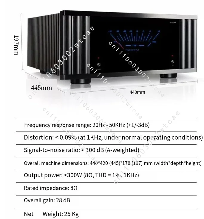 HIFI Class A/B Amplifier 7X300W@8 Ω, AD-7300PA + 7 CHANNEL Power Amplifier, Fast Shipping