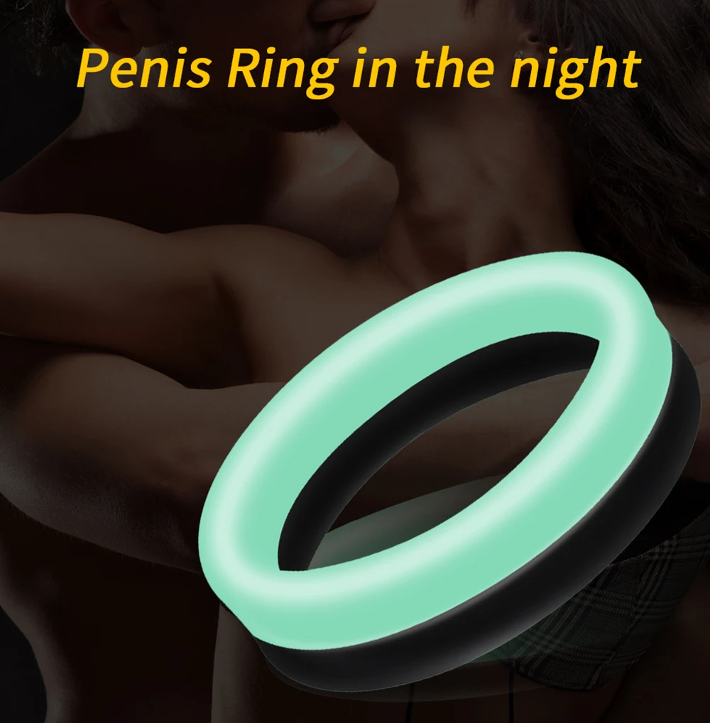 Silicone Penis Ring Male Cock Ring Lock Delay Ejaculation Ball Stretcher Adult Sex Toys For Men Cockring chastity nillo pene