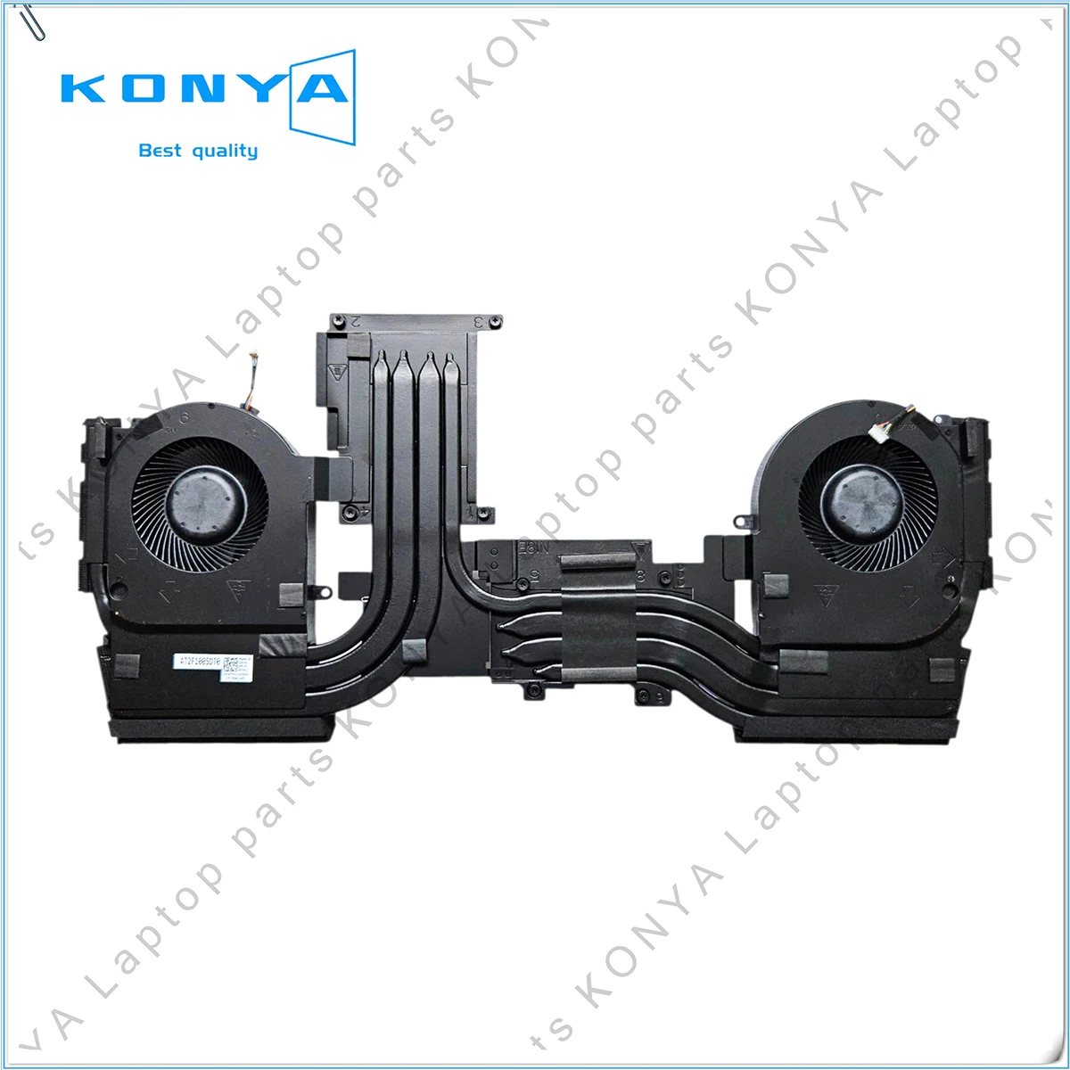

New Original For Dell Alienware Area-51M 51M R1 Series Laptop Heatsink Fan CPU Cooling Copper Tube Assembly FY4CJ AT2F1005DT0