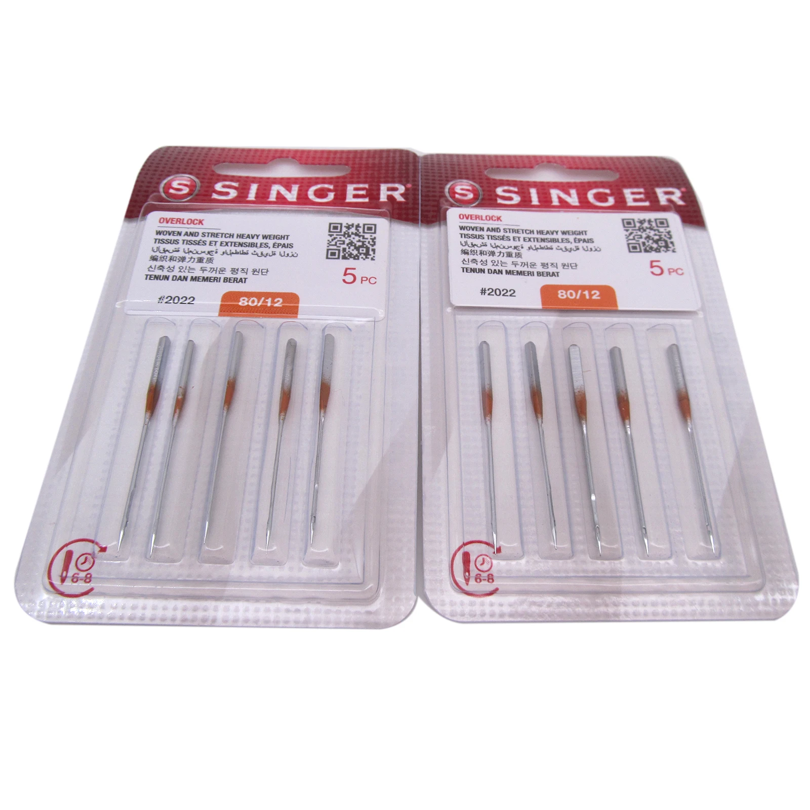 10PCS SINGER #2022 ELX705 Needles For Home Portable Serger & Coverstitch Machines