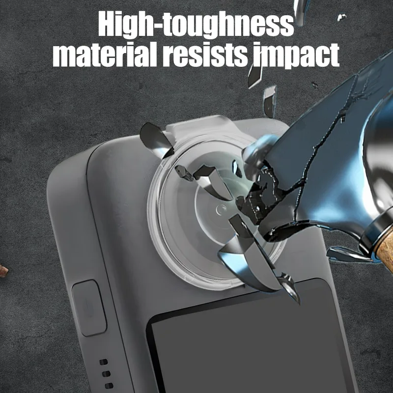 Ochraniacz obiektywu do kamery DJI Osmo 360 Pełna osłona odporna na wstrząsy Przezroczysta osłona obiektywu HD Filmy do DJI Osmo 360