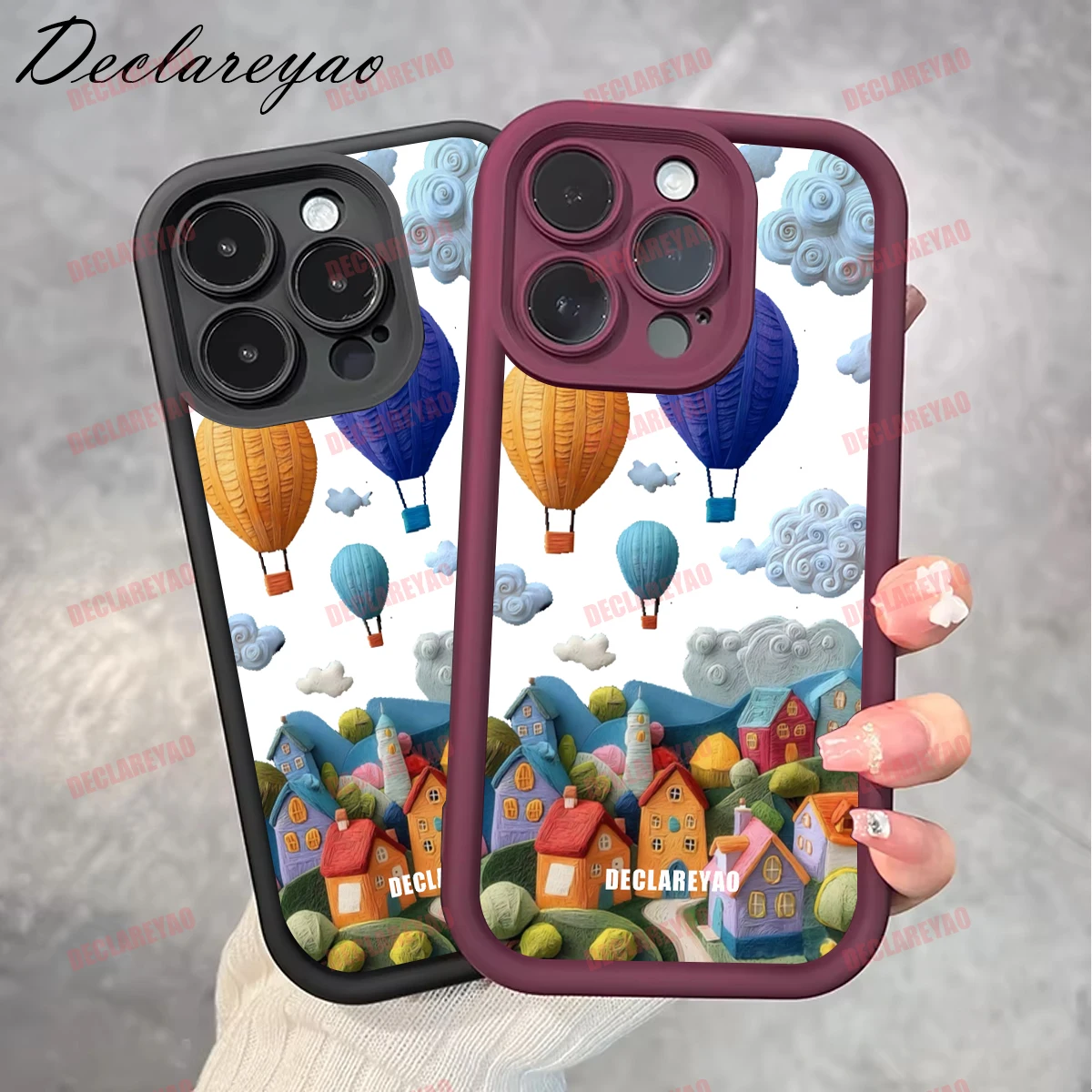 DECLAREYAO حافظة رفيعة من مادة TPU الناعمة لهاتف Google Pixel Pro 8 8A 7 مقاومة للصدمات