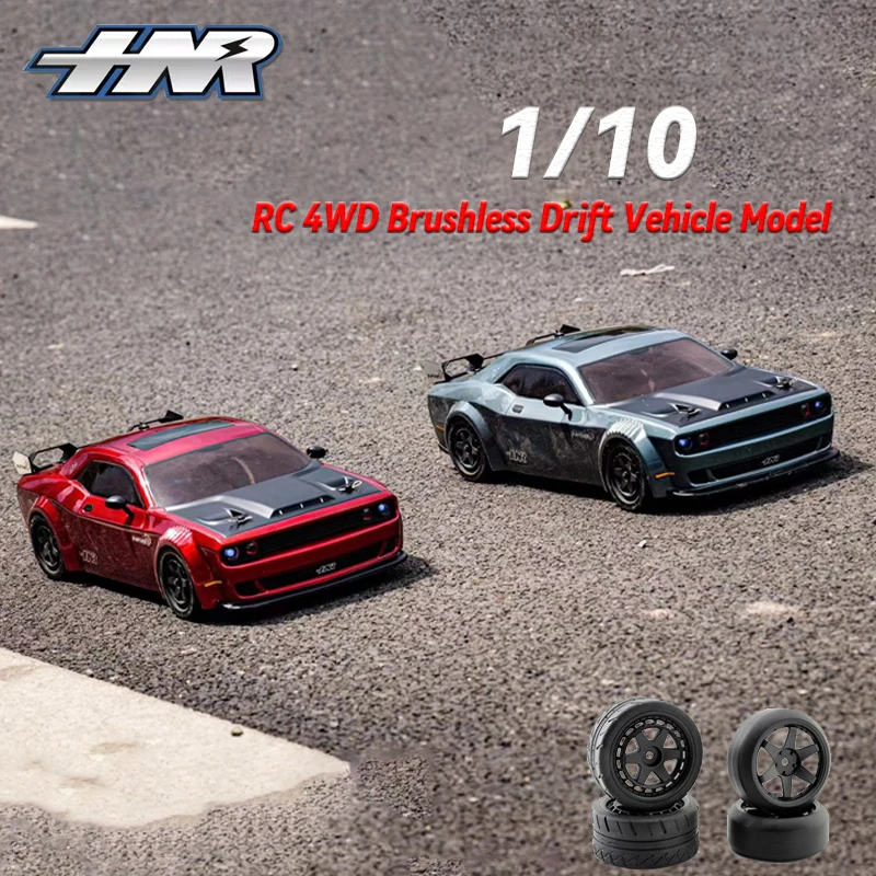 

HNR H9802 Dodge SRT 1/10 RC 4WD Brushless Simulation Flat Run Drift Car Remote Control High Speed Car Model Adult Boy Toy