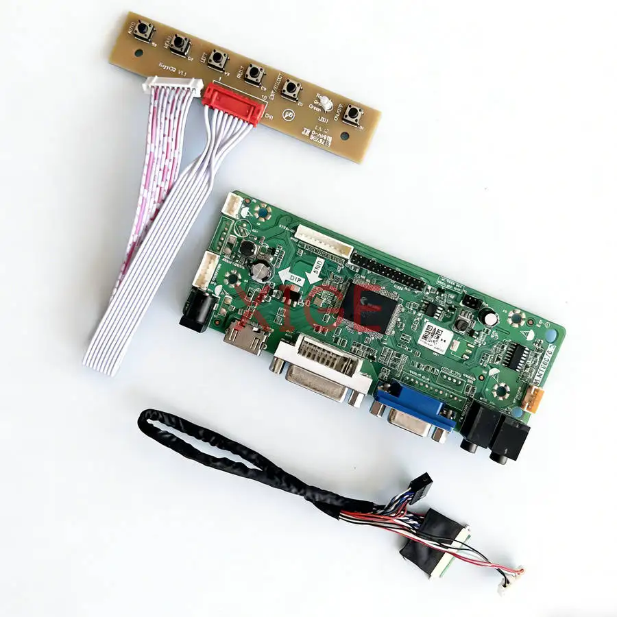 

Плата контроллера дисплея для B156XW02 B156XW04 B156XW06 B156XW03 1366x768 40-контактный LVDS HDMI+DVI+VGA 1366*768, комплект для самостоятельной сборки экрана