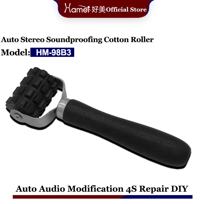 

Auto Tire-patching Compaction Roller Press Wheel Car Stereo Soundproofing Cotton Push Wheel Vehicle Maintenance Repair Tools
