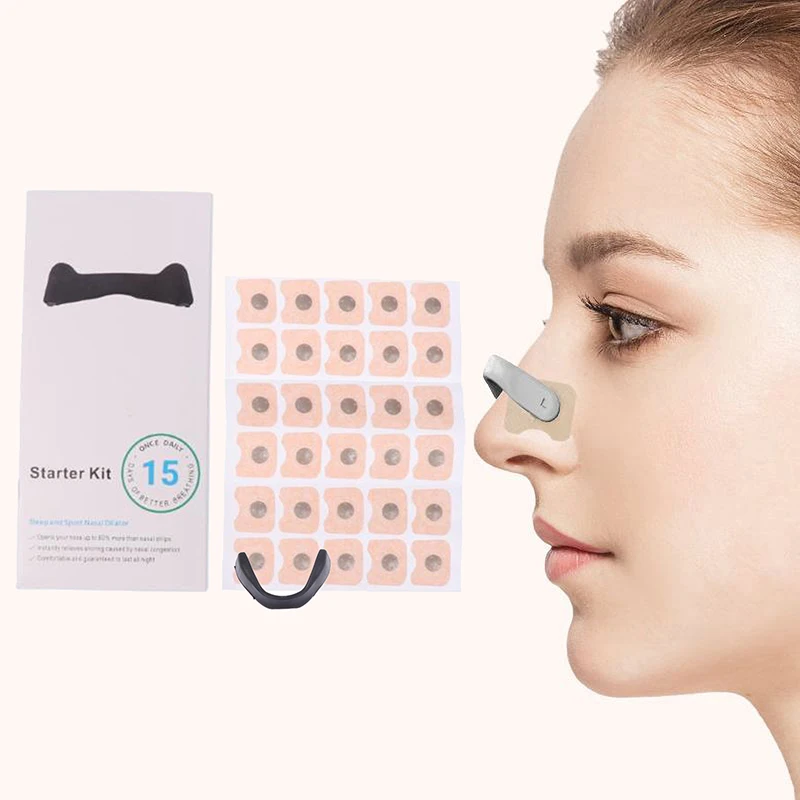 Snoring Anti Snoring Nasal Clip Nasal Breathing Dilators Starter Kit Magnetic Nasal Strips Increase Air Intake Improve Sleep