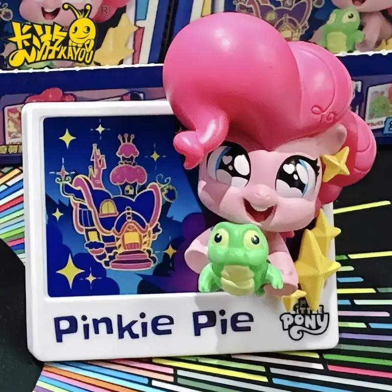 

KAYOU My Little Pony Kawaii слепая коробка стереоскопическая фоторамка 1-е издание куклы украшения мультяшные игрушки подарки на день рождения и Рождество
