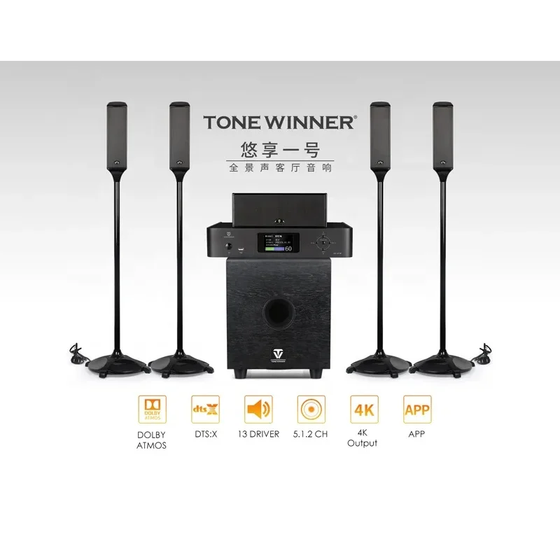 Wireless Bluetooth Home Theater sistema altifalantes