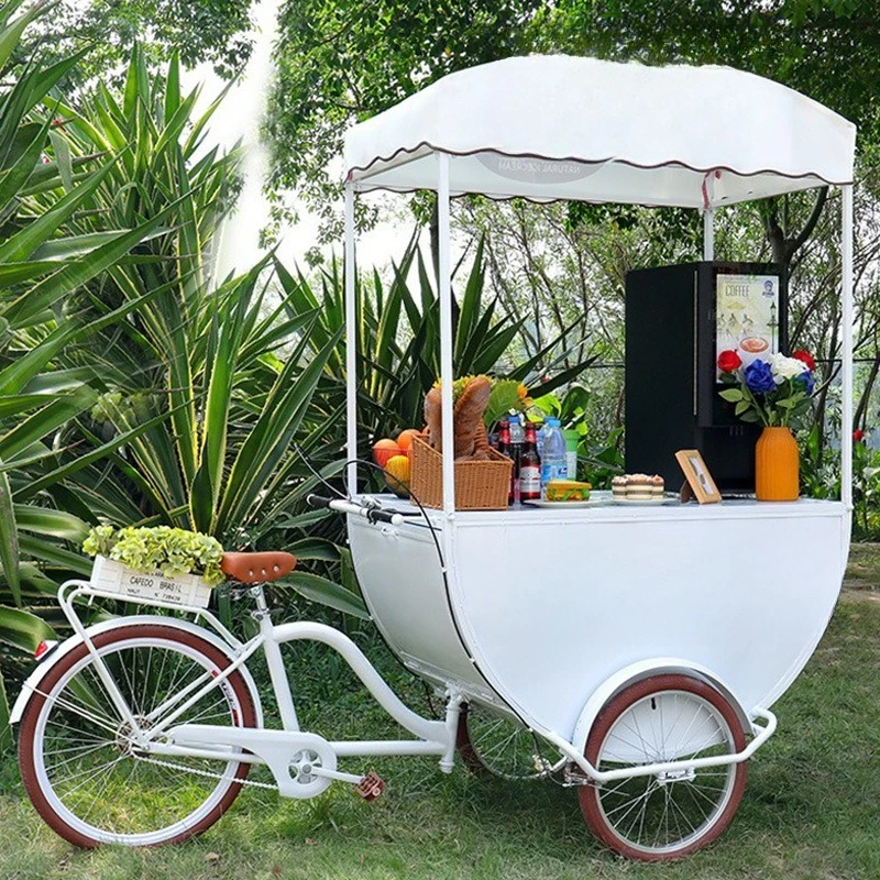 

Personalized small mobile coffee cart shopping mall hotel product exhibition sales lane food tasting