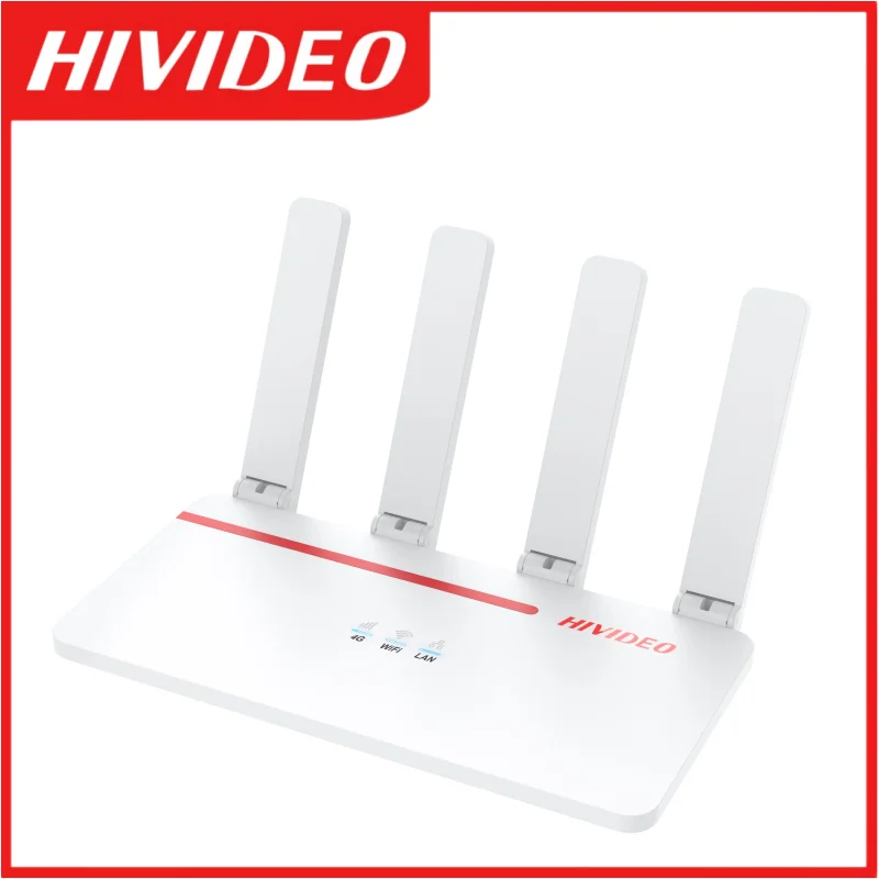 

HIVIDEO 4G Router WiFi6 Routers 229Mbps 4G WiFi Hotspot Signal Extender Built-in USIM