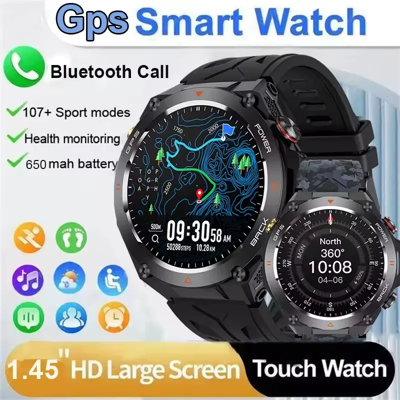 New Gps Smart Watch 1.45