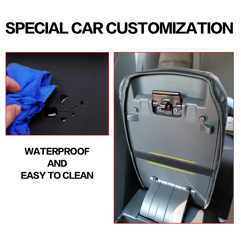1X Car Armrests Box Cover Decoration Interior Accessories For Toyota Corolla E140 E150 E170 E210 2007 - 2023 2014 2015 2016 2017