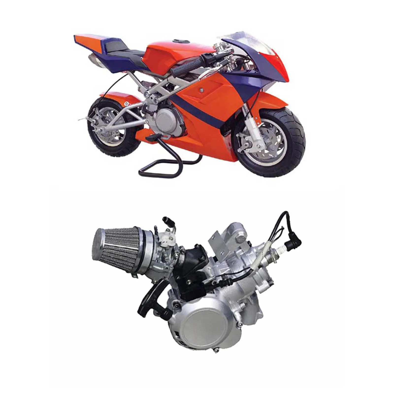 37mm 10mm 39CC B1 Blata Replica MTA4 Piston Ring Kit  Pocket Bike Air Water Cooled Racing Bikes Parts