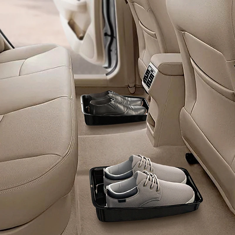 Tidying Vehicle Organizer Under Seat Container Box Car Shoes Storage Tray Interior Multifunctional Durable Accessory