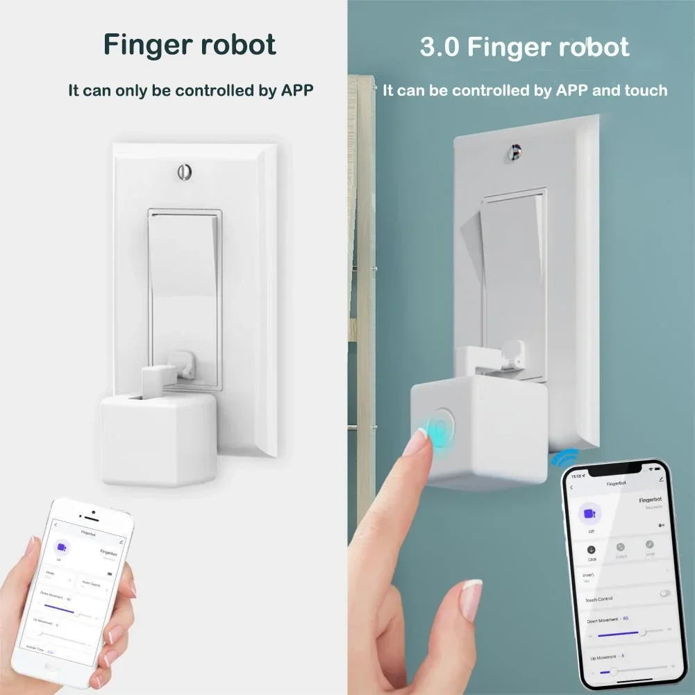 Newest Tuya Zigbee Fingerbot Smart Fingerbot Switch Button Pusher Life Timer Voice Control Works with Alexa Assistant