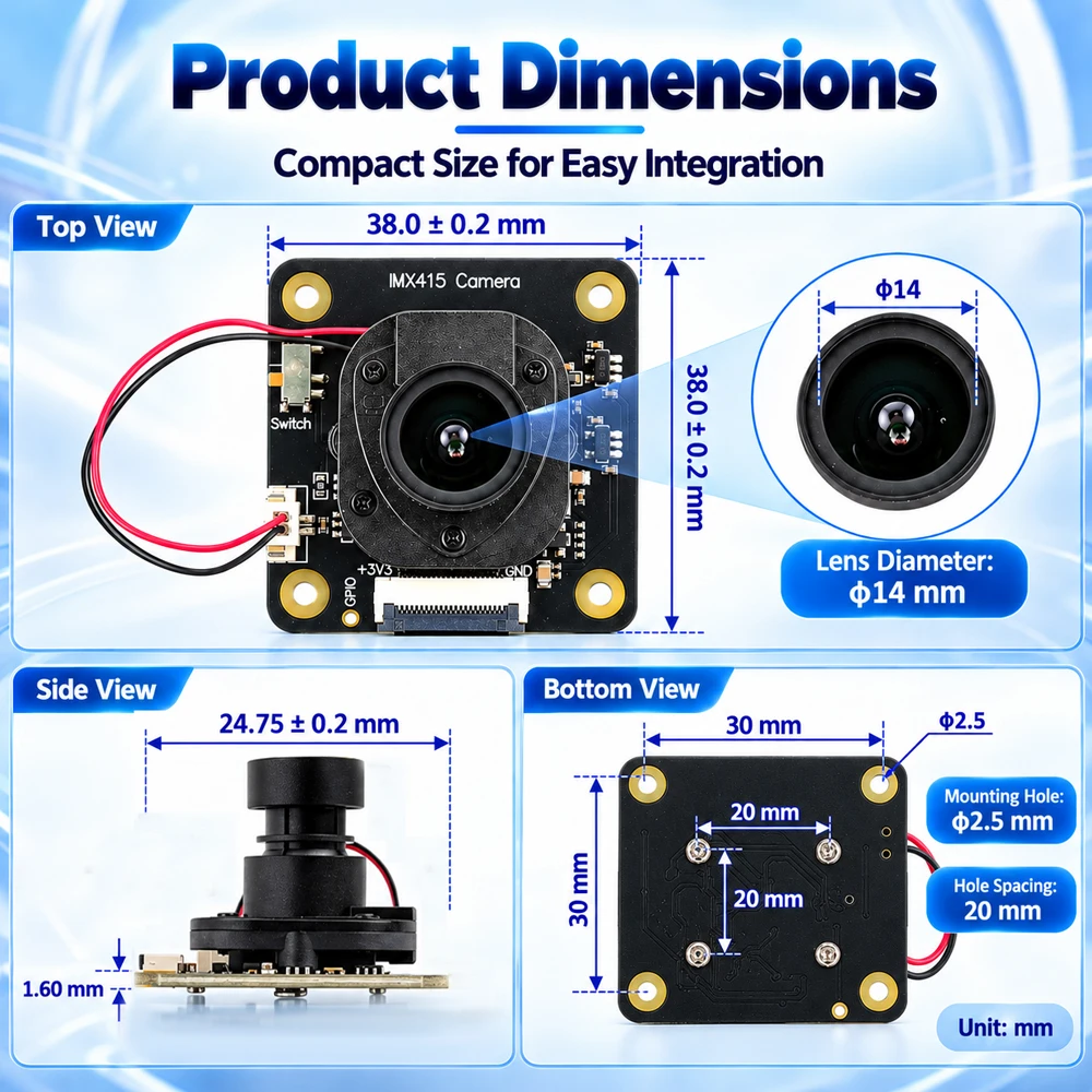New IMX415 Camera Module for R - Hd Zero Camera ulasan dan harga