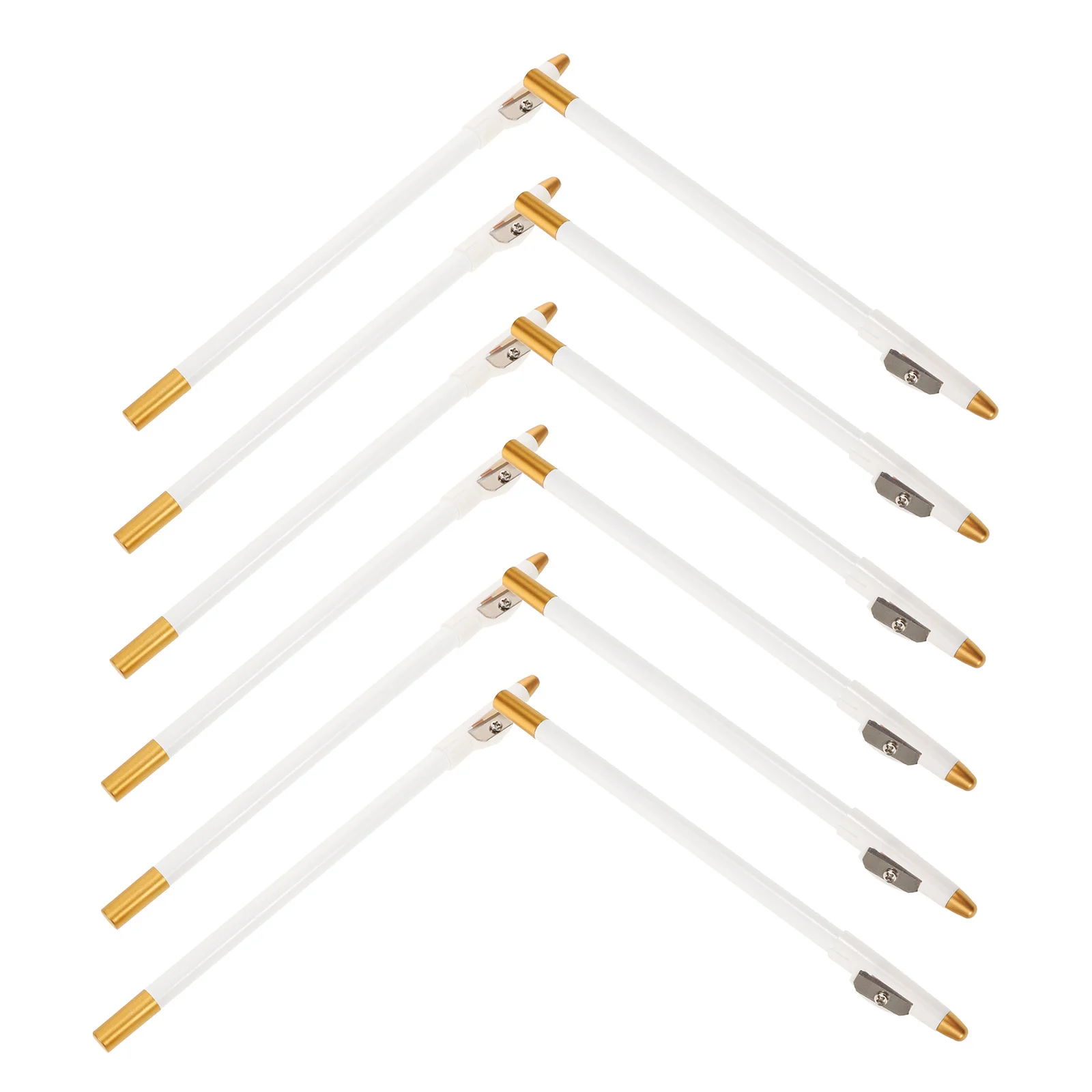 Crayon à sourcils en bois, longue durée, résistant à l'eau, stylo de maquillage pour forme de sourcils naturels, outil de maquillage pour femmes, 12 pièces