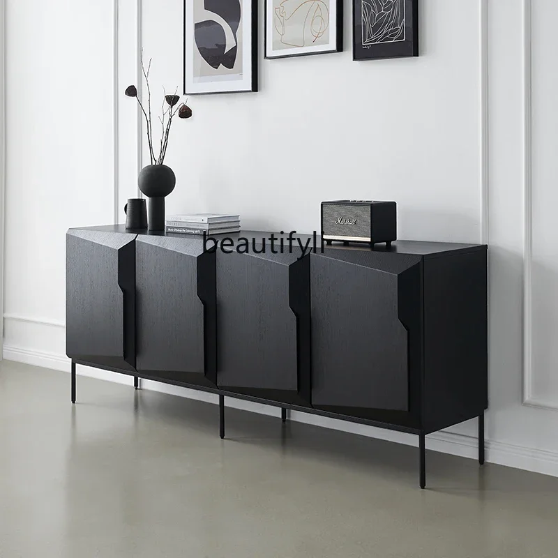 

LHY26 ss zq Скандинавский сервант из массива дерева, входной шкаф, современный светильник, роскошное украшение, чайный шкаф