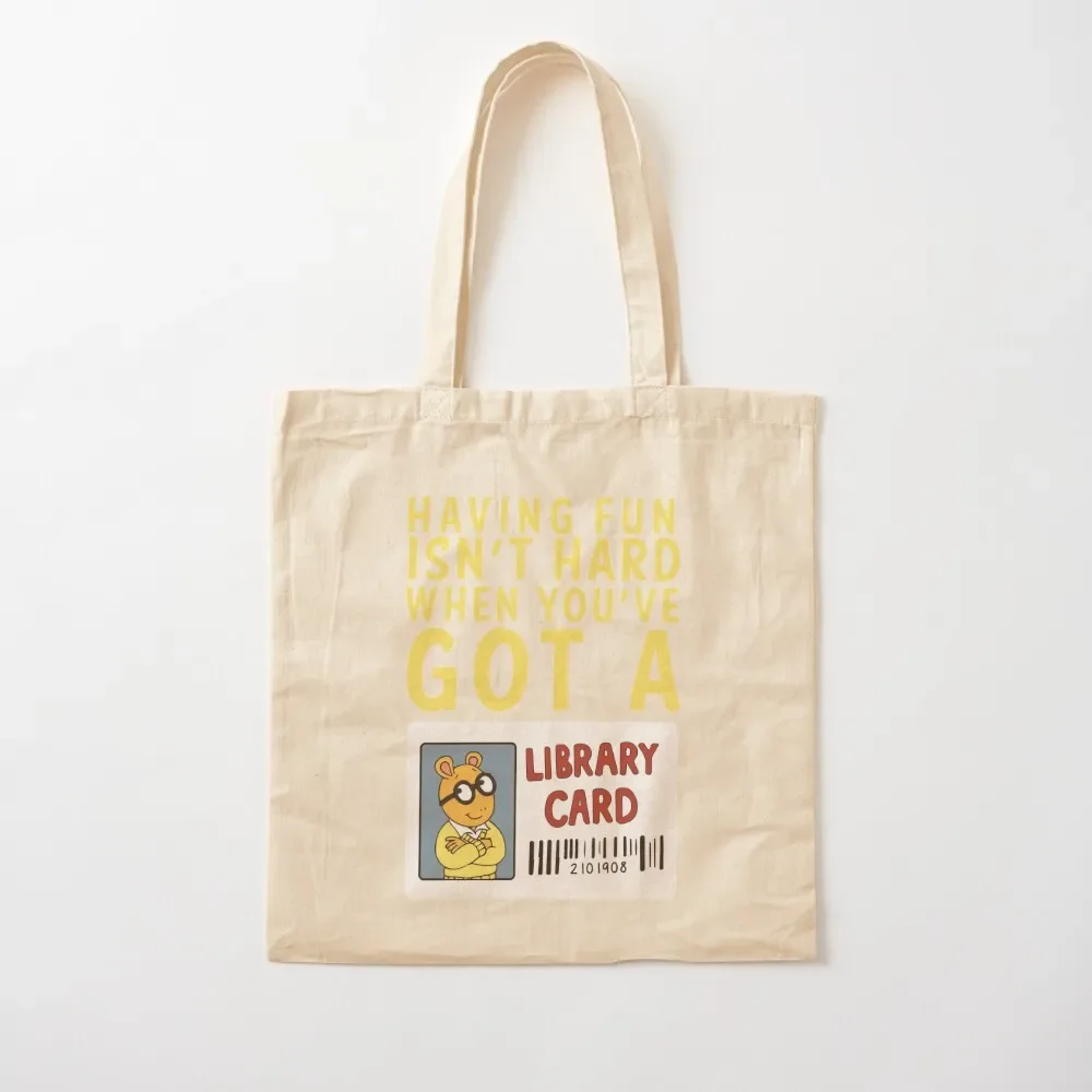 

Arthur Library Card Tote Bag Shopper Women's bags canvas tote bags Cloth bags Bag