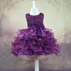 Children's formal dress Yarn skirt of Korean style Princess Skirt with bow vest