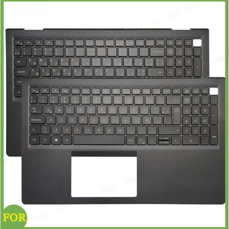 

NEW For Vostro 15 3510 3511 3515 3520 3525 3530 3535 Laptop US/UK/Latin/Russian Keyboard Palmrest Upper Cover Case