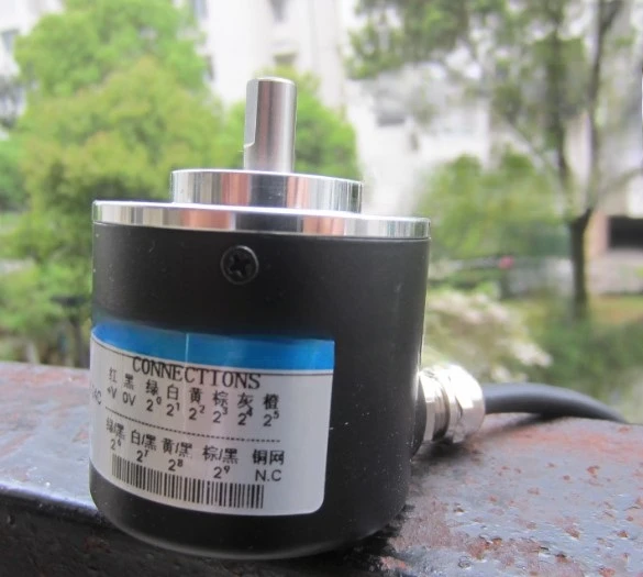 JSP5208 photoelectric absolute rotary encoder 10 bits, 12 bits parallel = parallel port I/O port