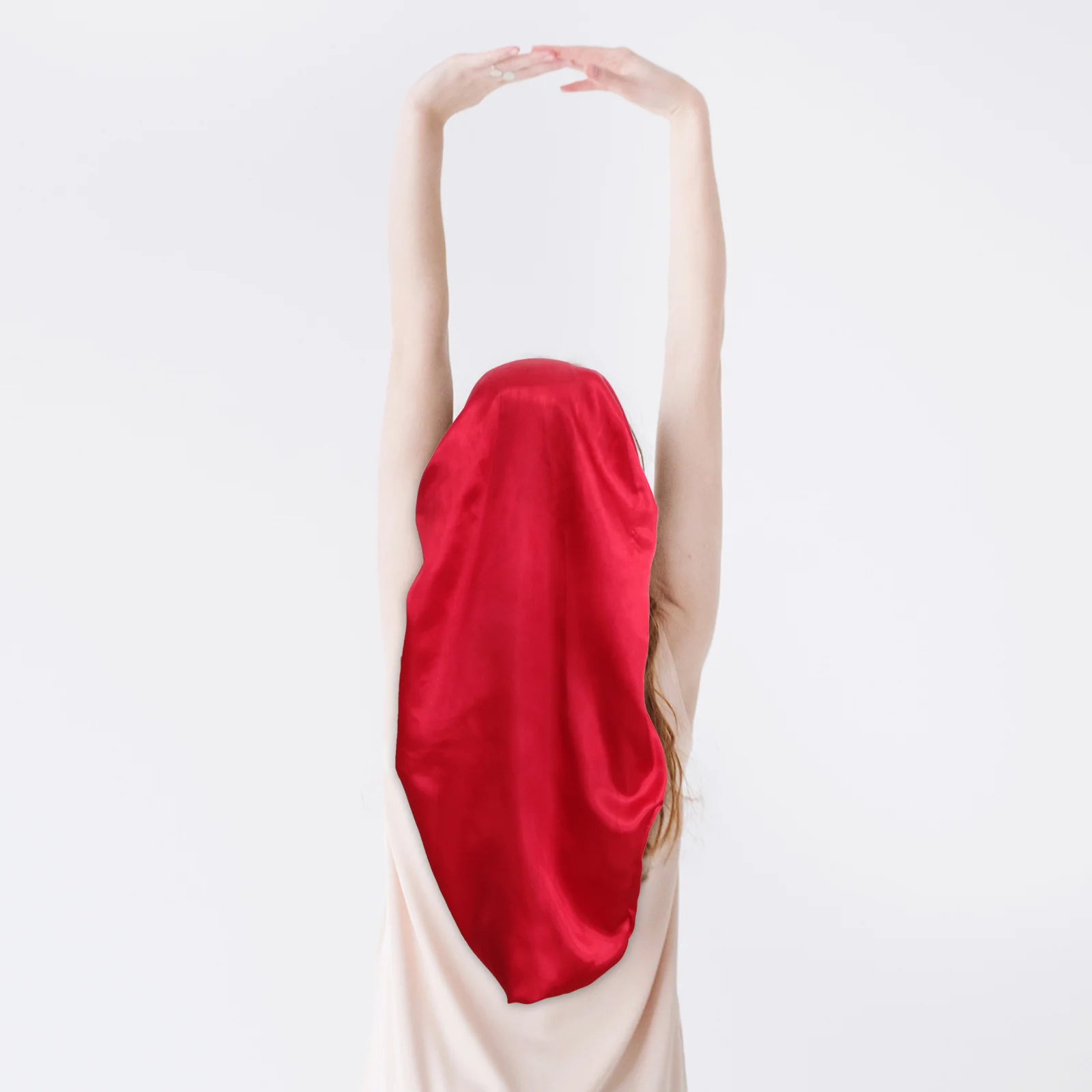 

3 pcs Satin Bonnet Night Sleep Head Cover For Women Elastic Band Hair Wrap Bath Hat Set Sleeping Cap Soft Waterproof