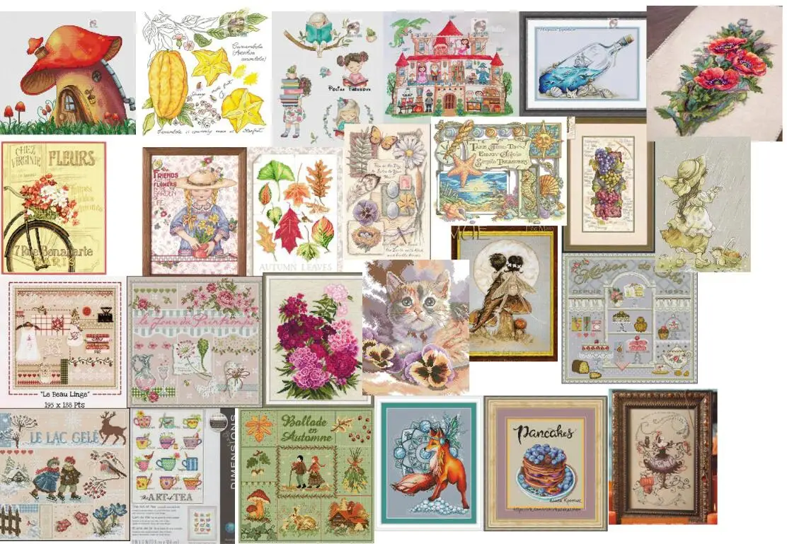 Counted Cross Stitch Kit, Fairy Tale, Land, Fairytale, Wonderland, SO, Different, Top Selling